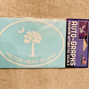 Hilton Head Island South Carolina Car Decal Sticker NWT